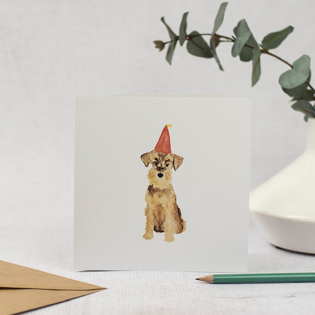 Schnauzer Dog Card