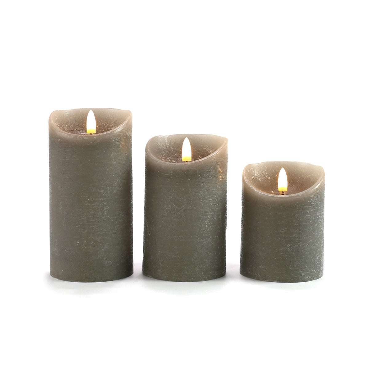 Set of 3 Fantastically realistic faux candles!